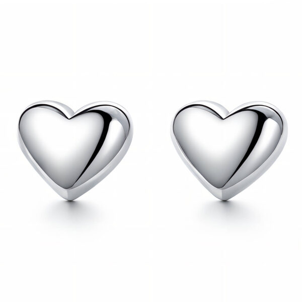 Heart Of Repentance Earrings, in Gold and Silver