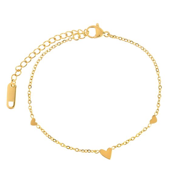 Let all things be done in LOVE - display 1 The Spread Love Bracelet, 18k Gold Plated in Gold