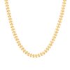 Double Heart Necklace in Gold