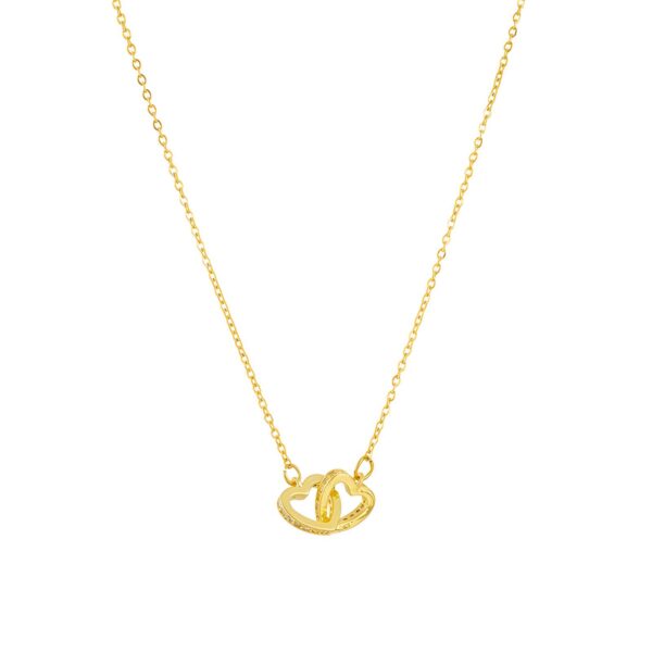 Pure in Heart necklace - display 2 Blessed are the Pure in Heart Necklace in Gold