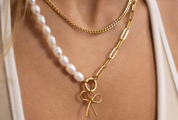 Diamond Cut 18K Gold Necklace 16" - Sold without Pendants