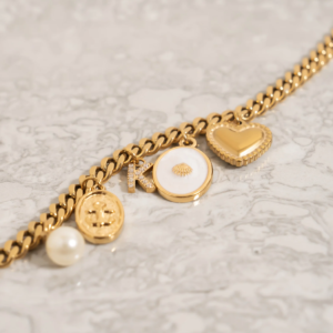 Diamond Cut 18K Gold Necklace 16" - Sold without Pendants