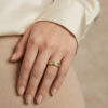 Season of The Refining Cubic Zirconia Ring Gold