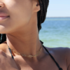 Linked Arms 18k Paperclip Necklace Gold