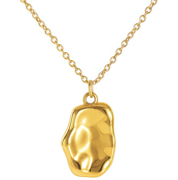 The Refining Process Necklace 18k Gold