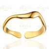 Your paragraph text - 1 The Potters Clay Adjustable Ring, in Gold