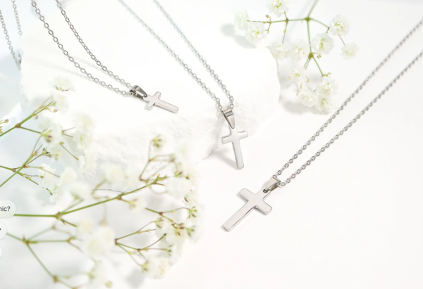 Personalized Called by Name Engravable 18k Cross Necklace - Name Only