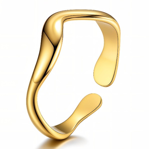 ring The Potters Clay Adjustable Ring, in Gold